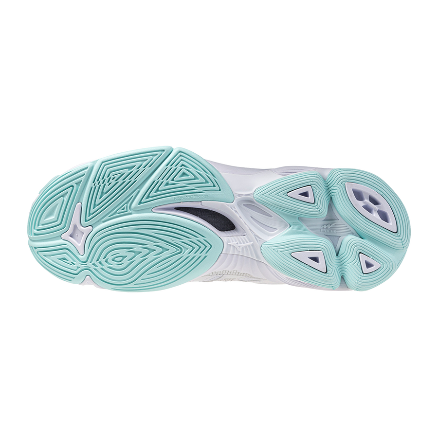 Mizuno WAVE VOLTAGE 2 MID White/Blue Tint